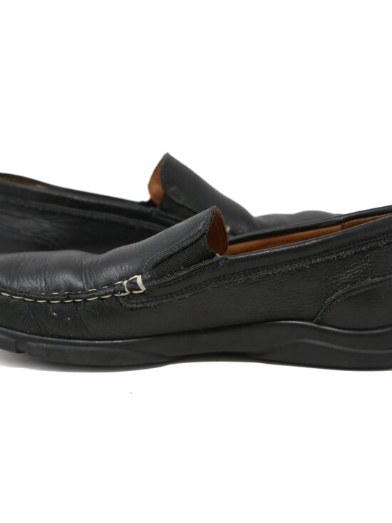 Allen Edmonds Miles Shoes Mens Size 9 D Black Leather Venetian Loafers Slip-On main image 9